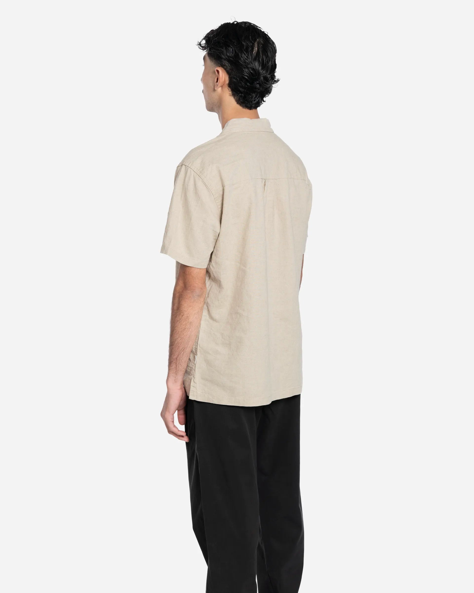 Chemise à Manches Courtes en Lin Timo