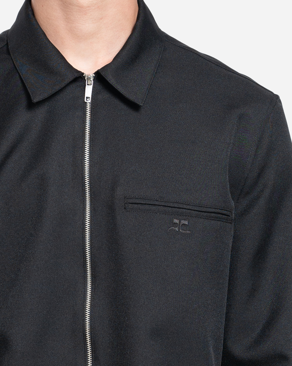 Chemise Zippée en Twill Léger