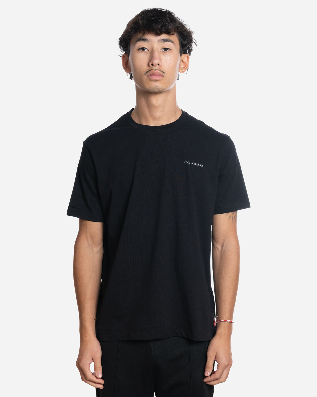 T-Shirt en Coton avec Print au Dos