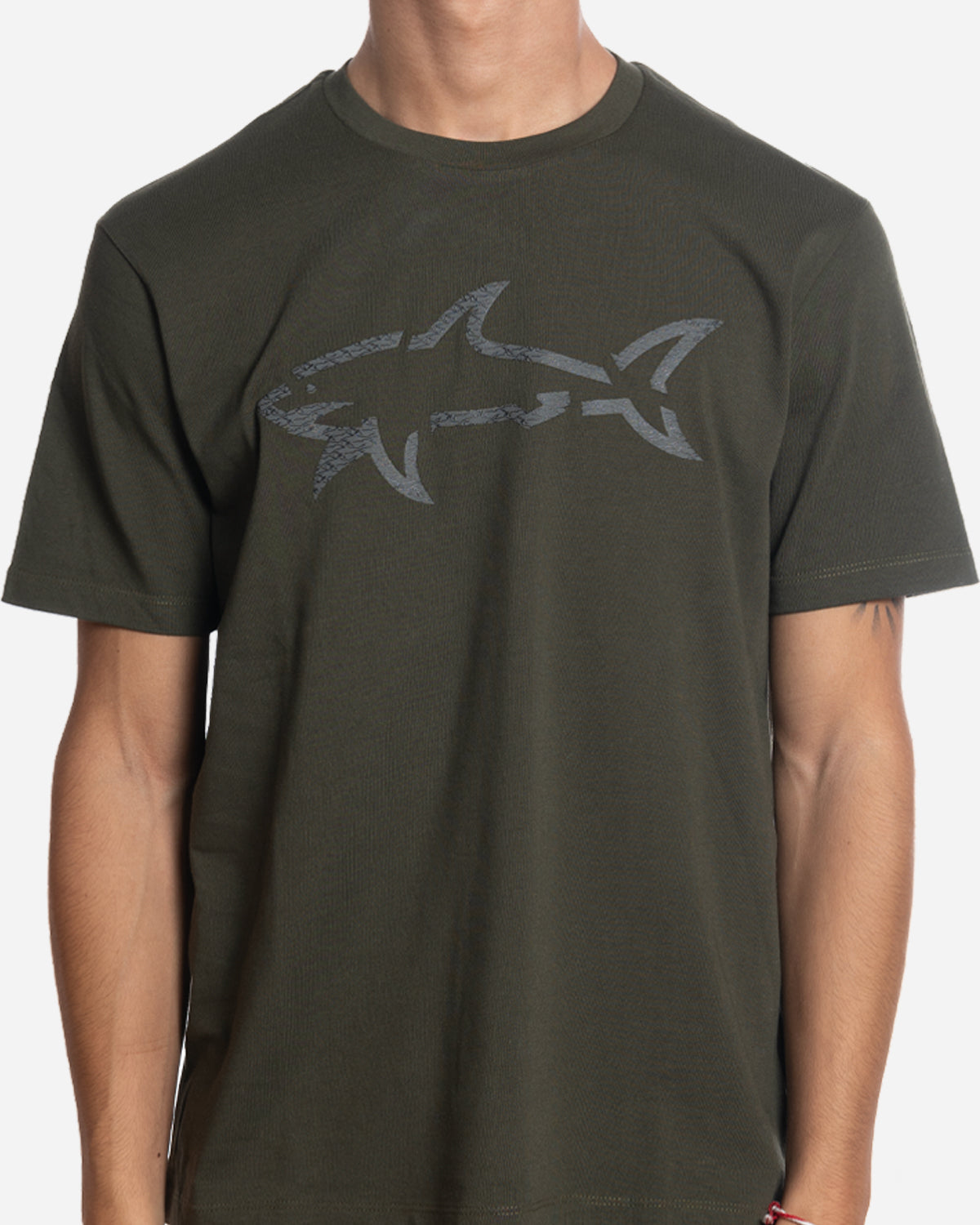T-Shirt en Coton avec Print Shark