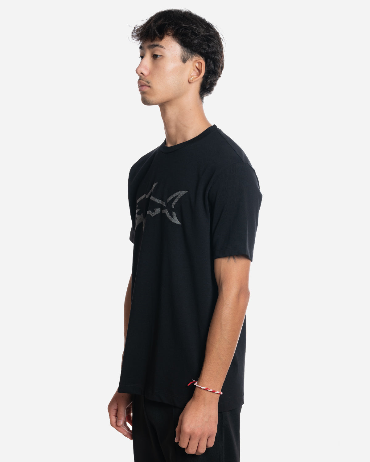 T-Shirt en Coton avec Print Shark