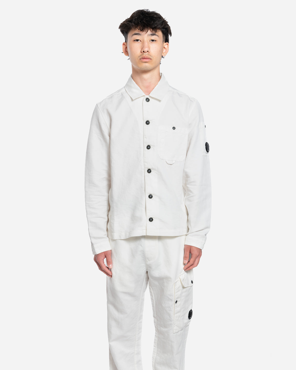 Cotton Linen Lens Overshirt