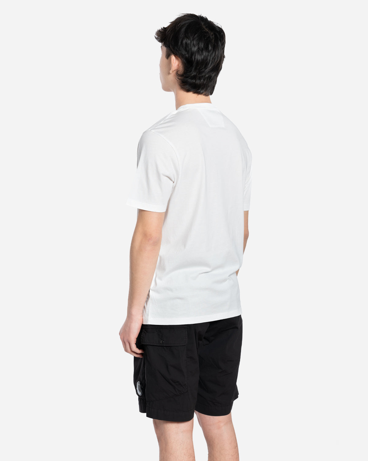 30/1 Jersey Vertical Logo T-Shirt