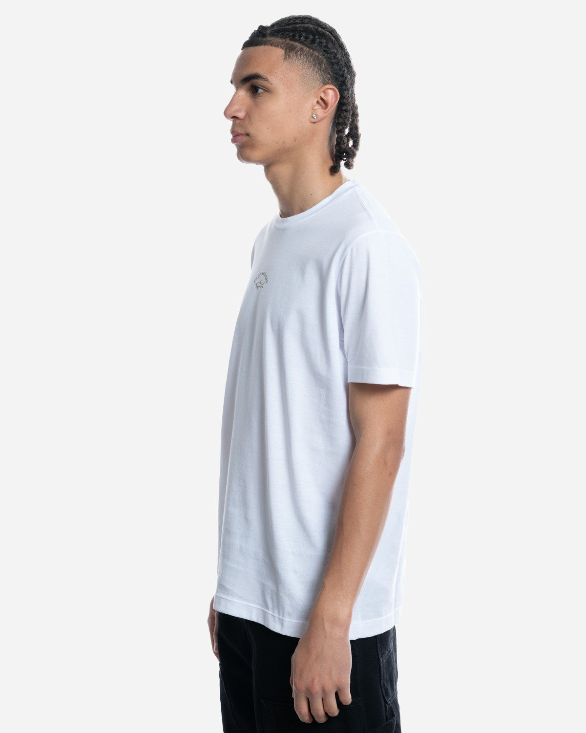 T-Shirt en Coton avec Logo Gold Reflex