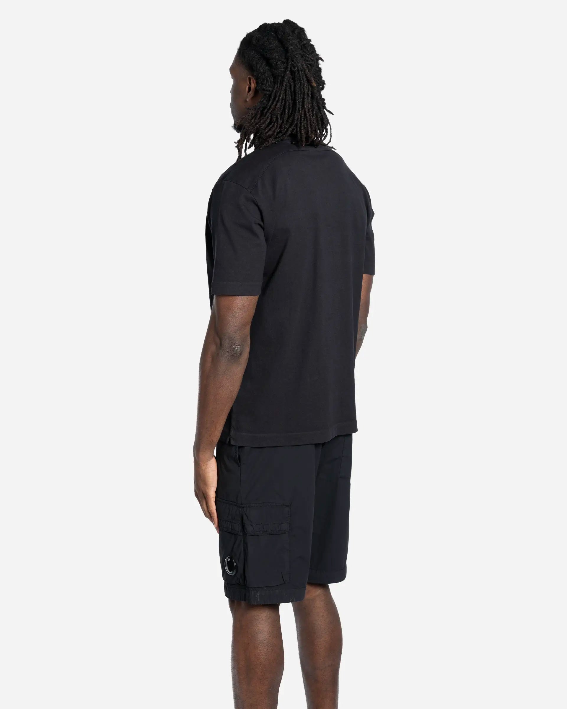 Polo Demi-Zip en Jersey