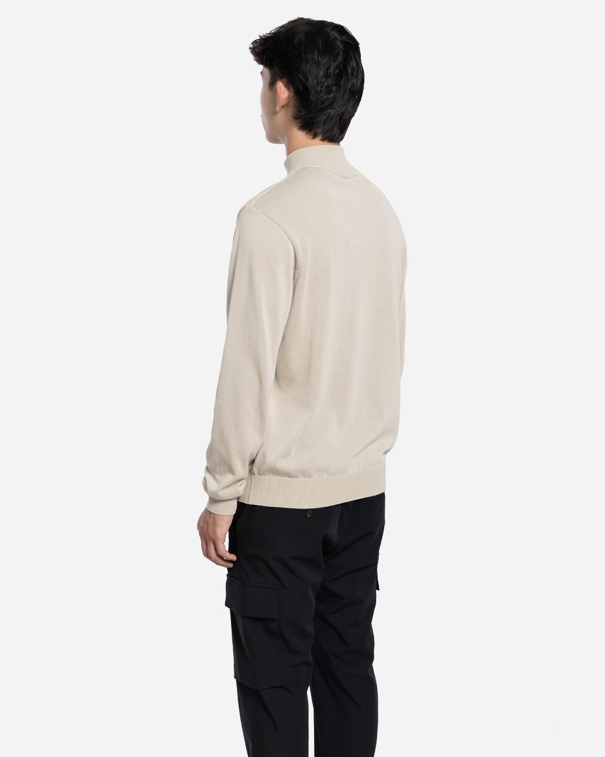 Pull Demi-Zip en Coton