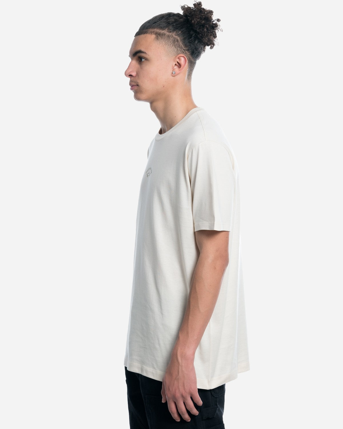 T-Shirt en Coton avec Logo Gold Reflex