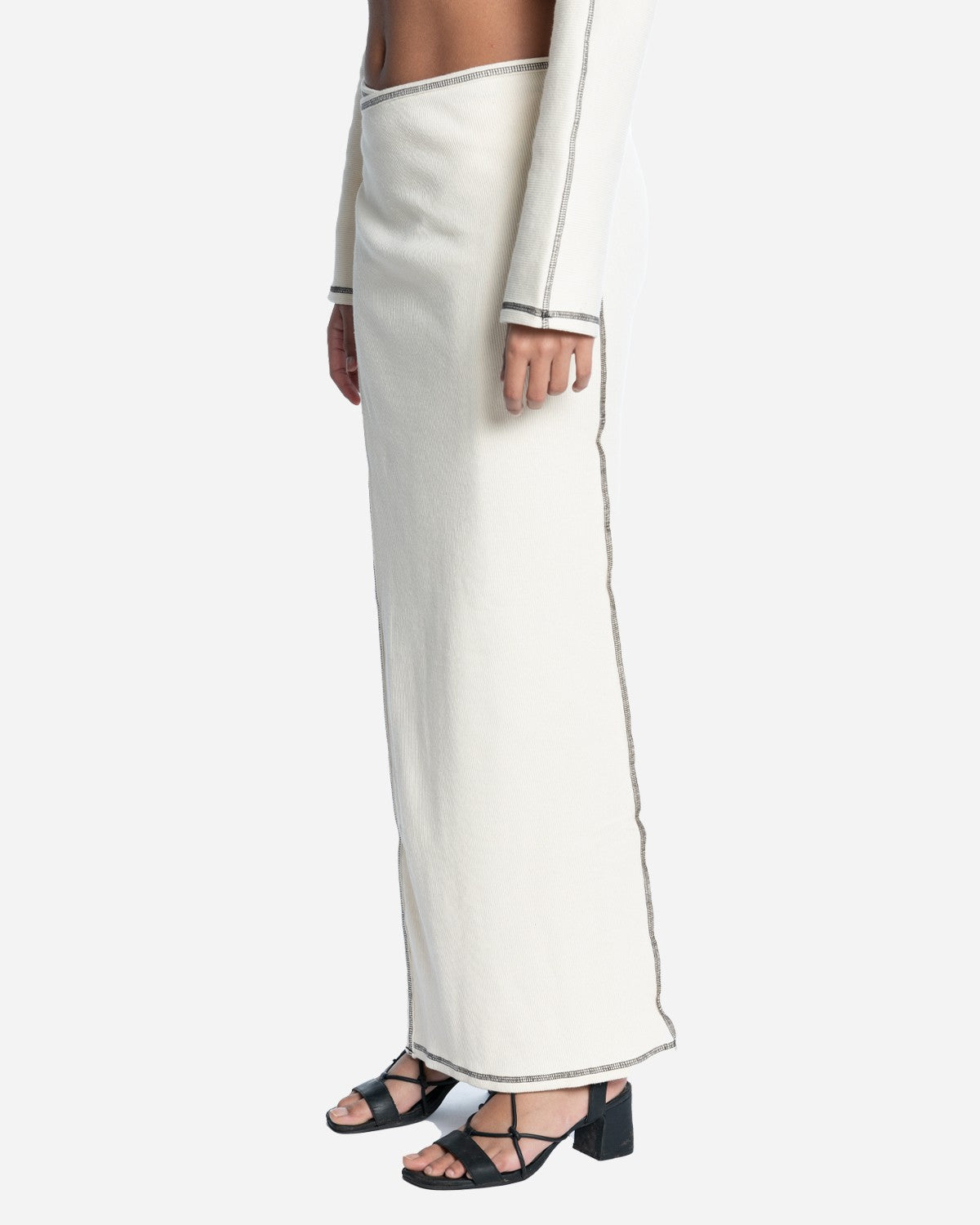 Garble Wrap Skirt