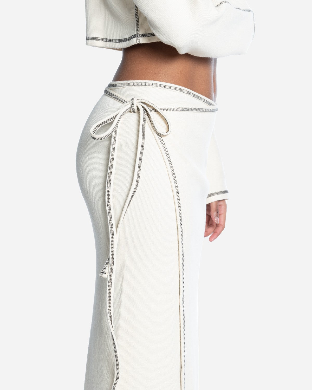 Garble Wrap Skirt