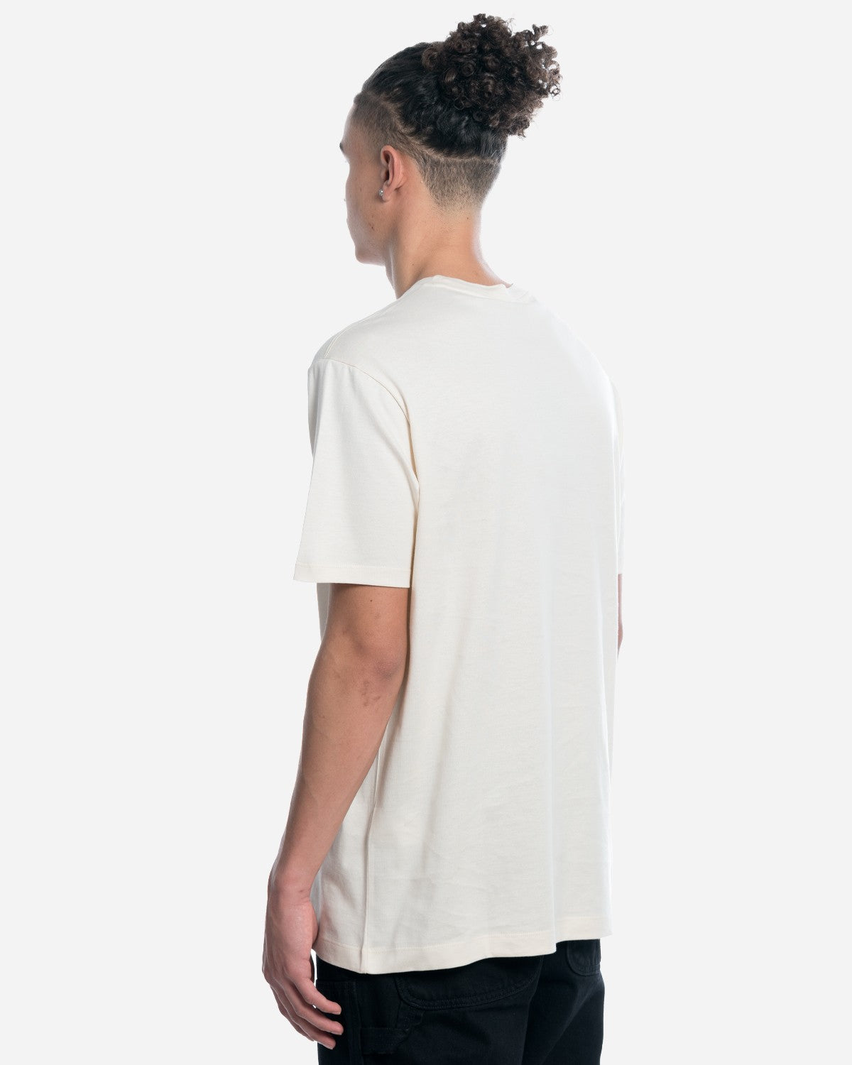 T-Shirt en Coton avec Logo Gold Reflex