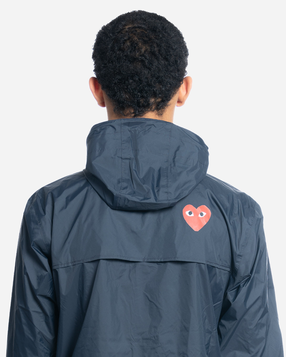CDG Play x K-Way Full-Zip Jacket Navy