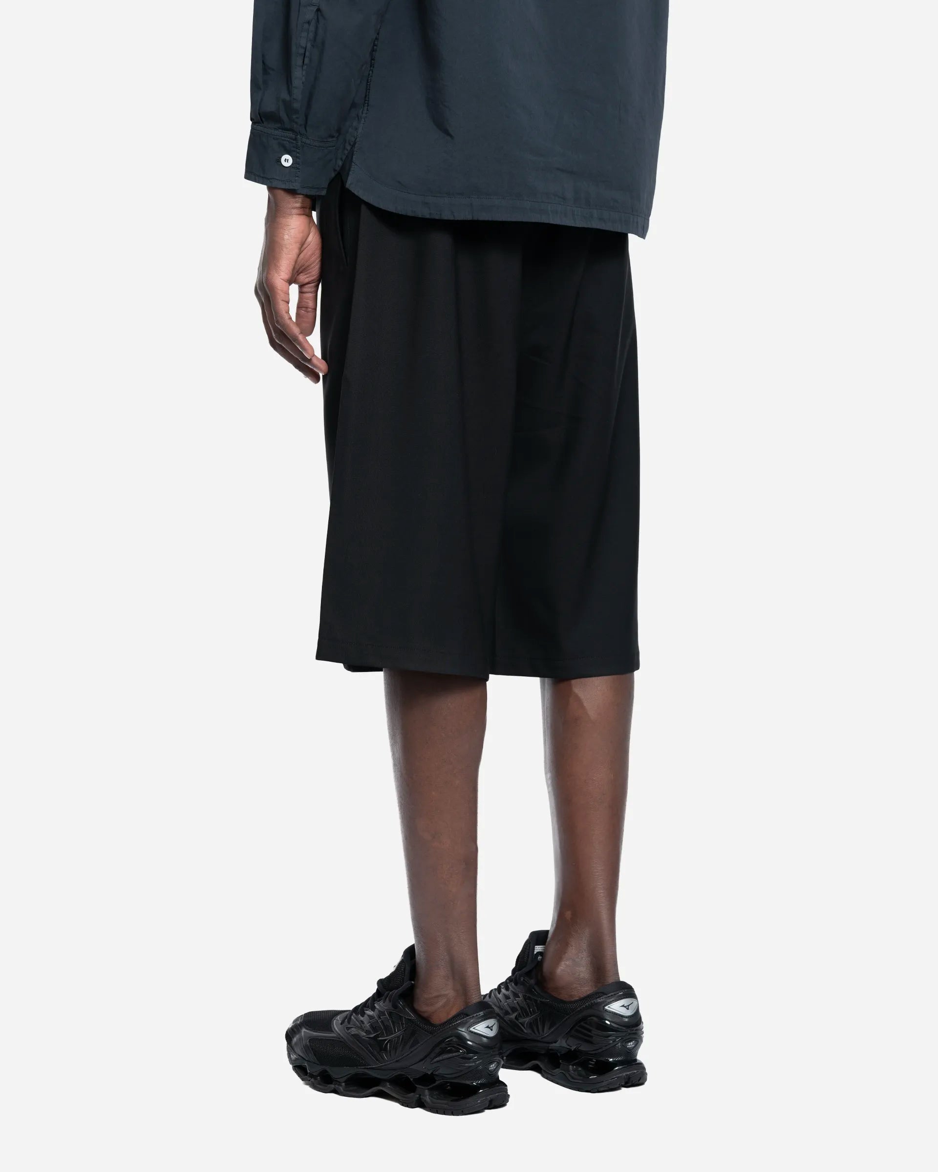 Short Ample en Coton Noir