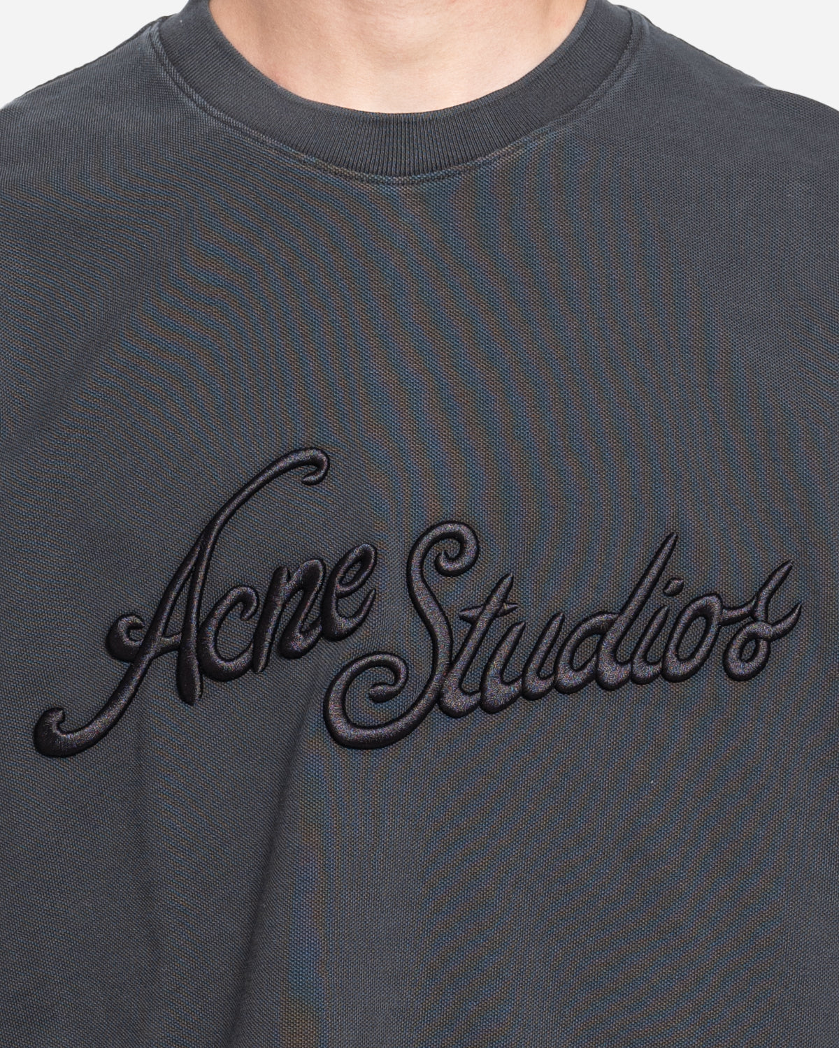 T-Shirt à Logo Brodé 3D