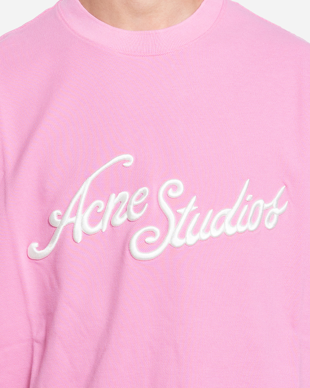T-Shirt à Logo Brodé 3D