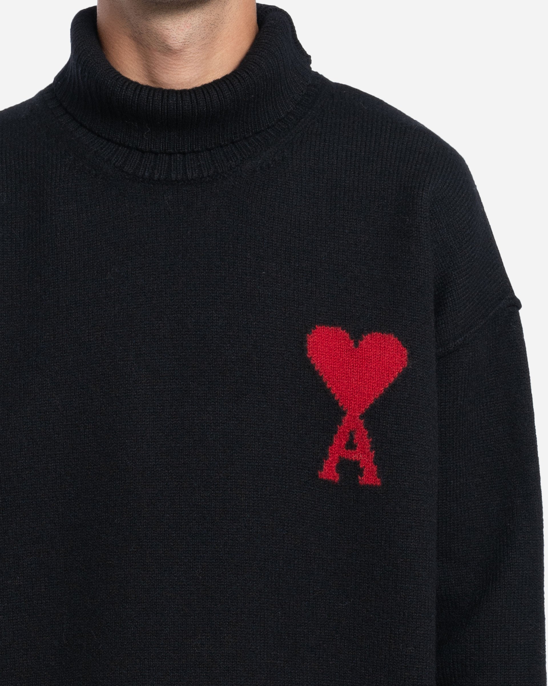 Pull Col Cheminée Ami De Coeur en Laine