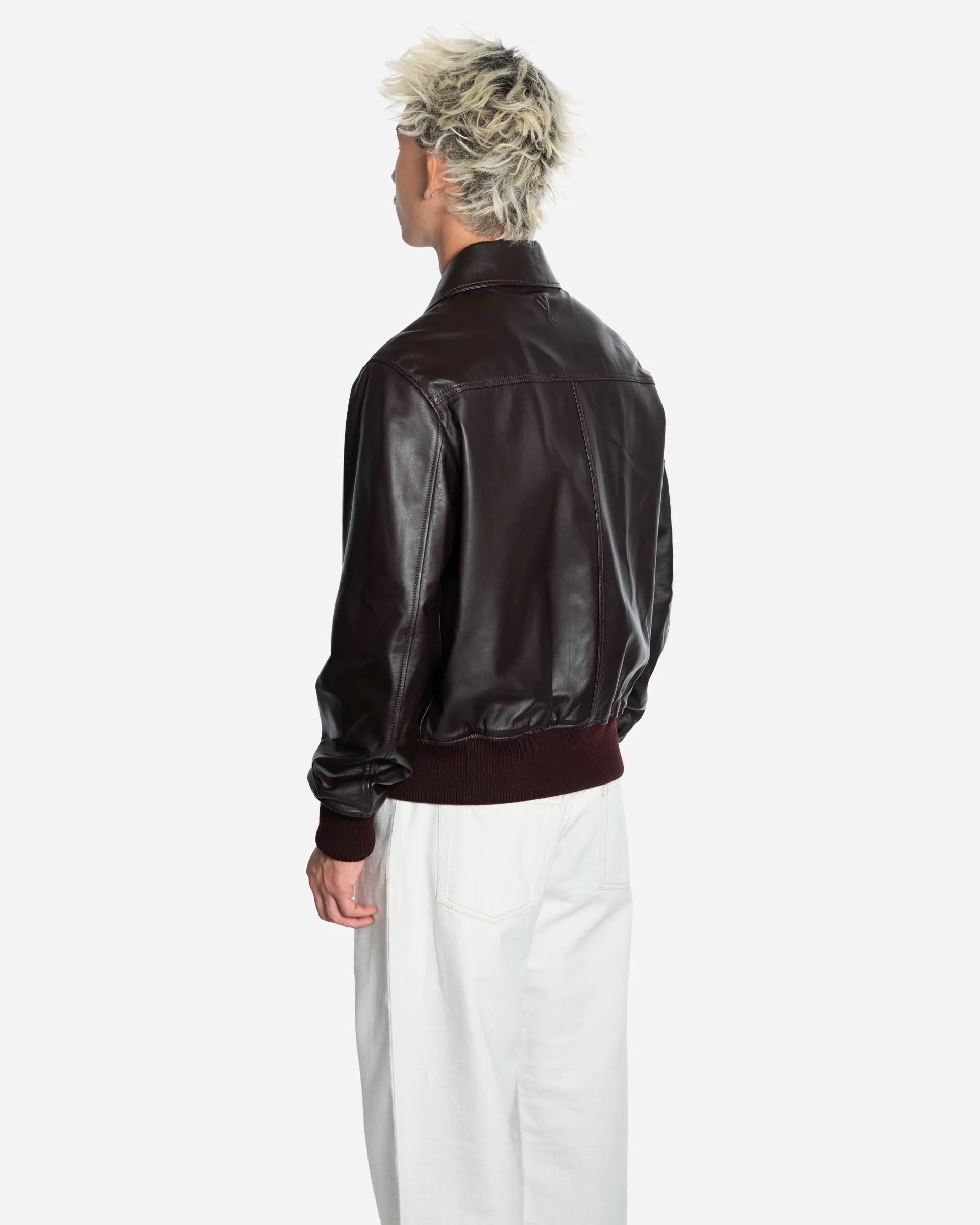 Blouson en Cuir d'Agneau
