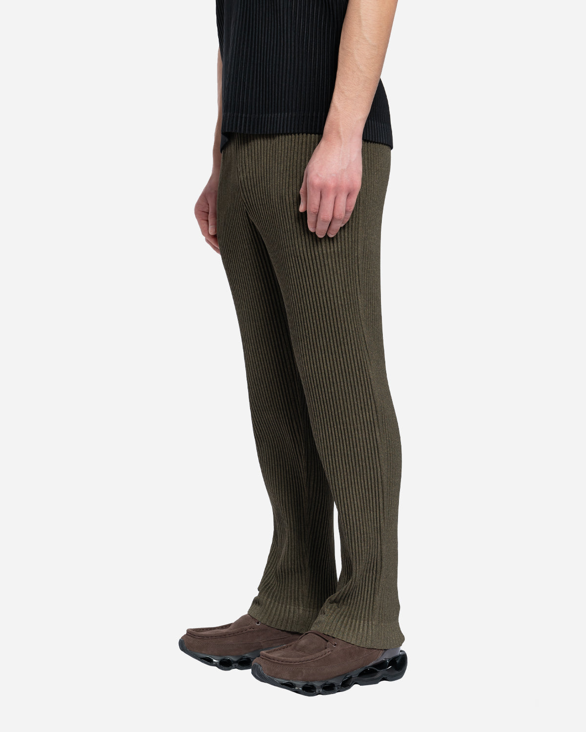 Pantalon Slim Plissé