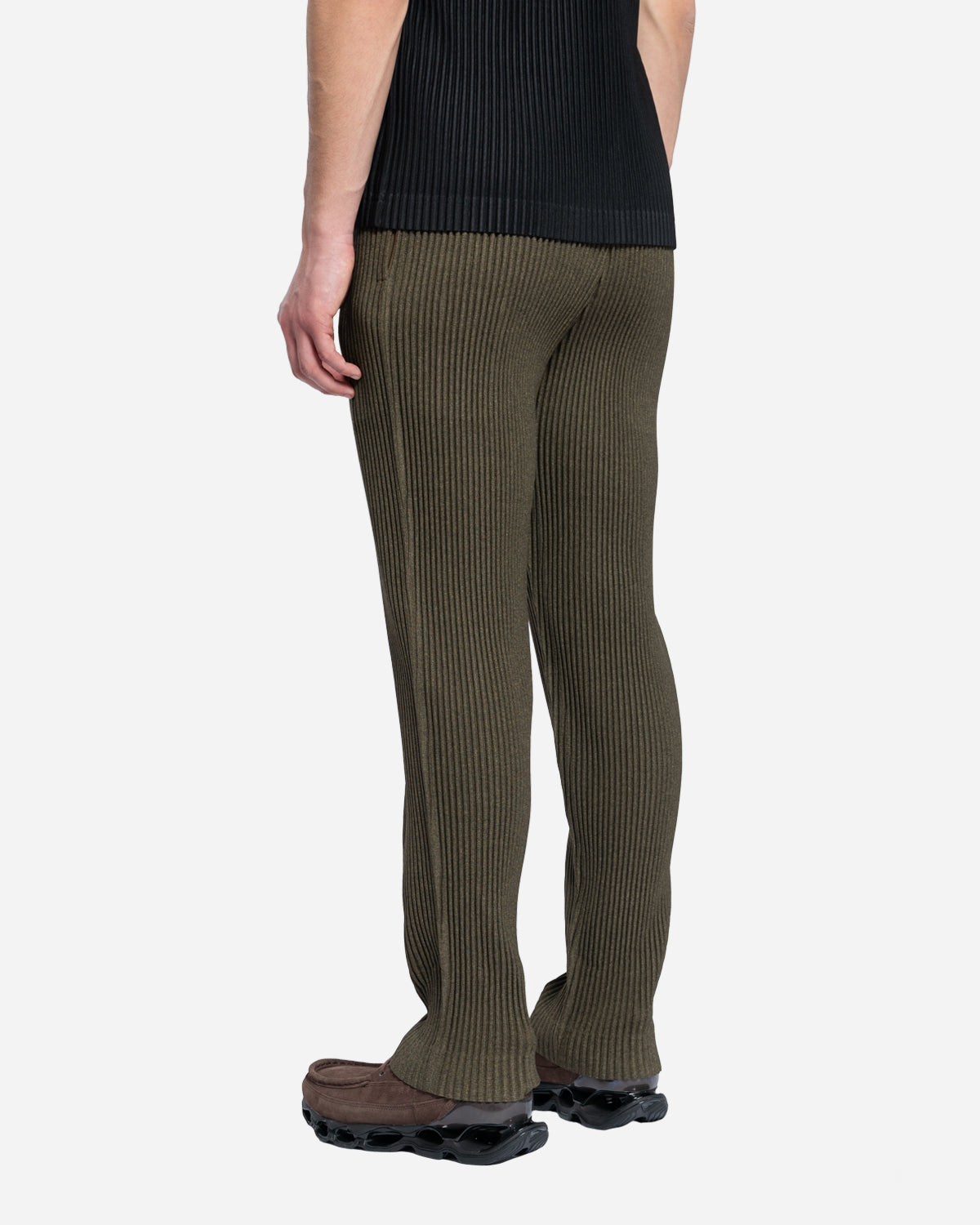 Pantalon Slim Plissé