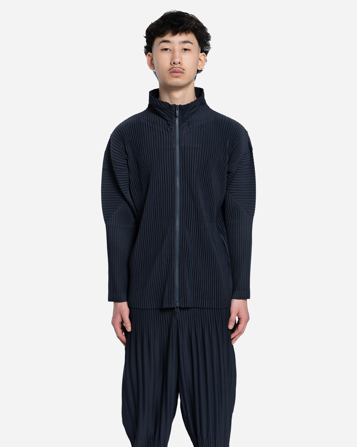 Veste Zippée Plissée