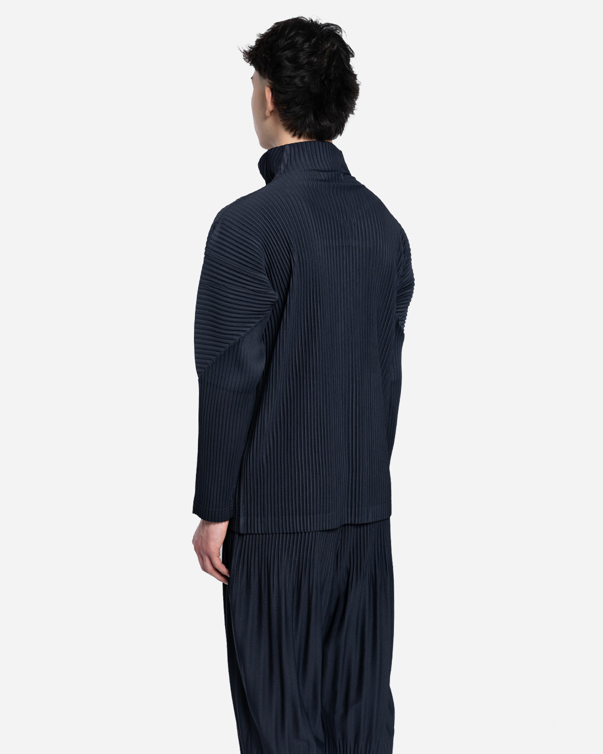 Veste Zippée Plissée