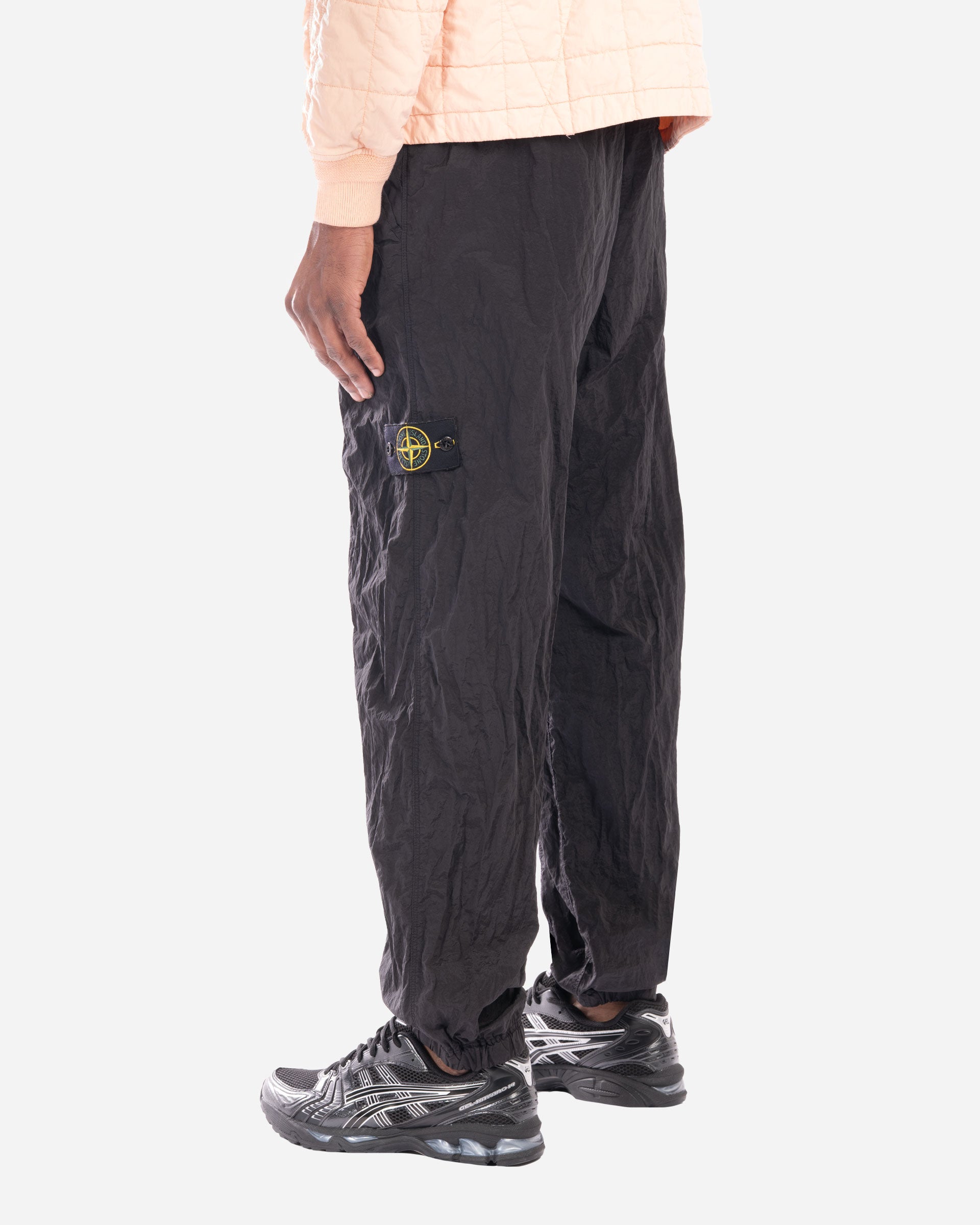 Iridescent Metallic Nylon Jogger