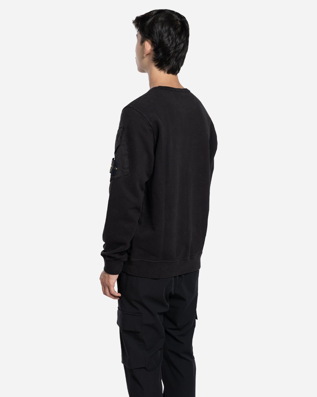 Sweatshirt à Poches Noir