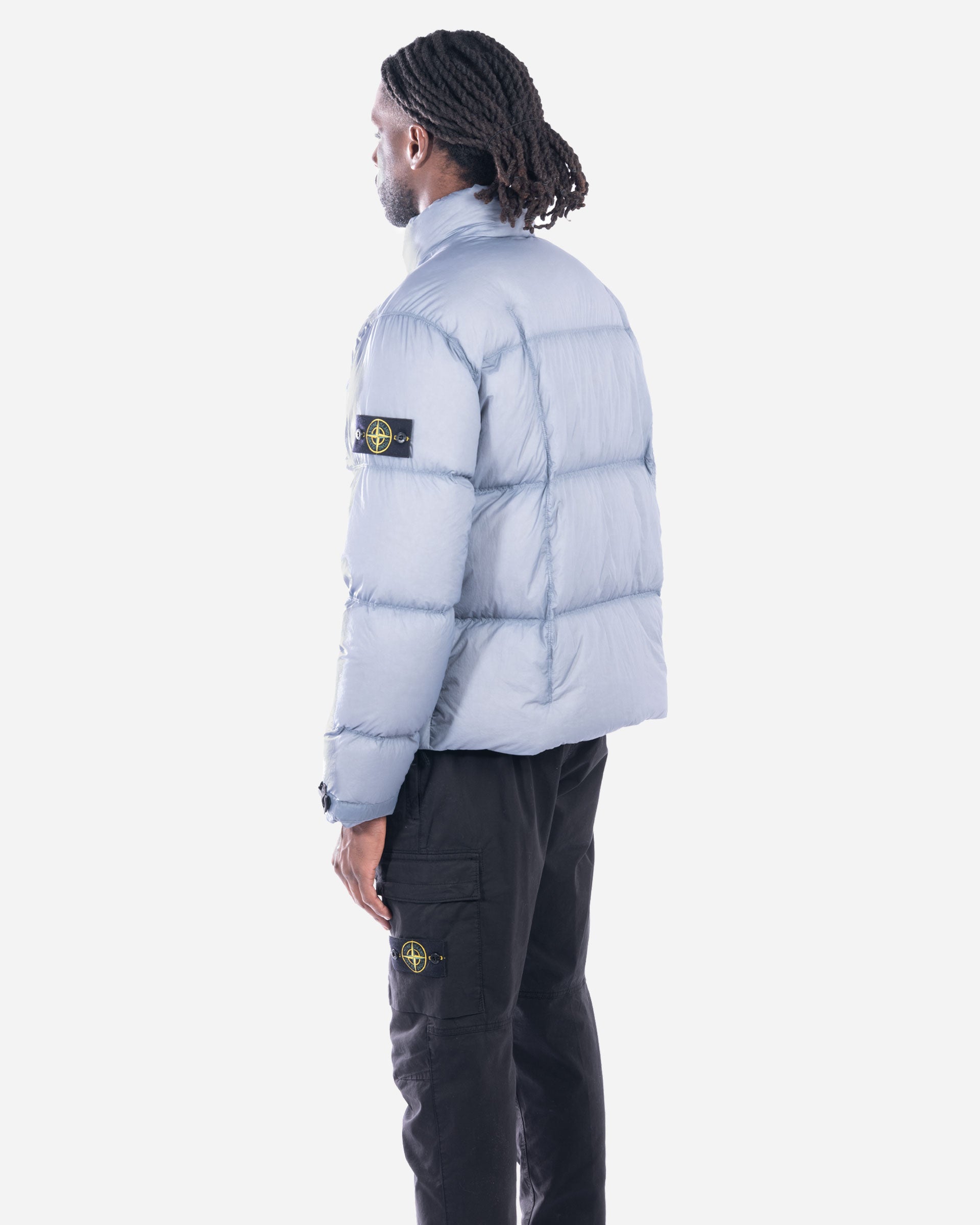 Doudoune à Col Montant Dark Blue