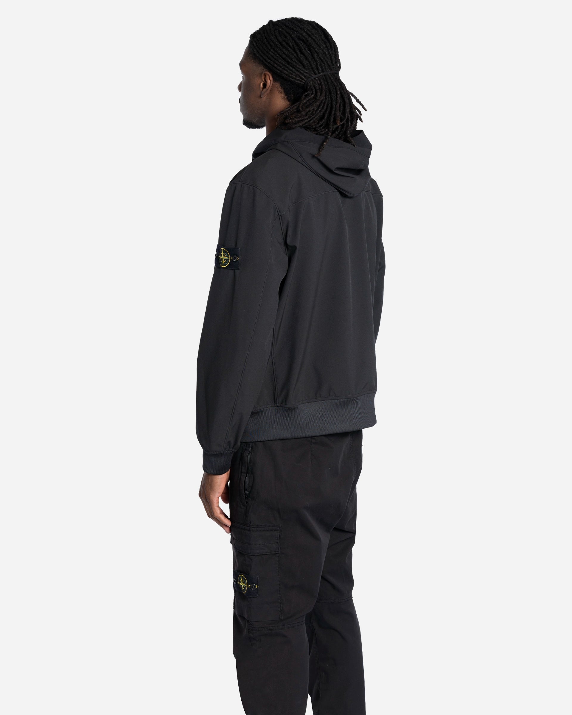 Veste à Capuche Light Soft Shell-R Noire