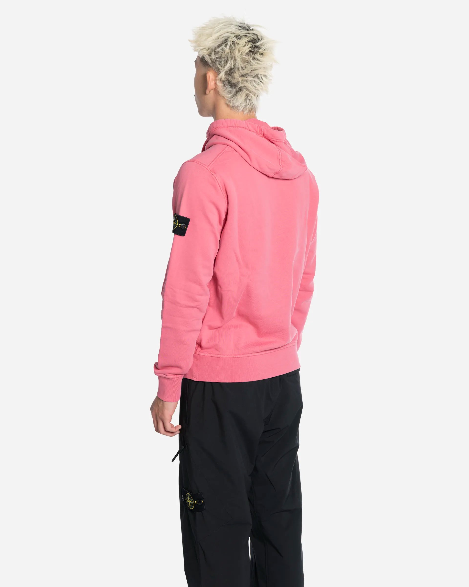 Sweat-Shirt à Capuche en Molleton Geranium