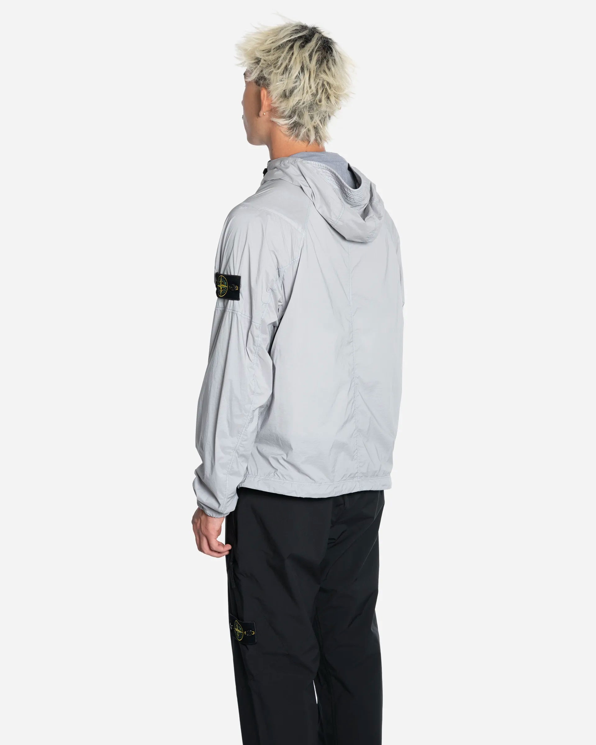 Veste à Capuche Ultralight Nylon Stretch Ash Grey