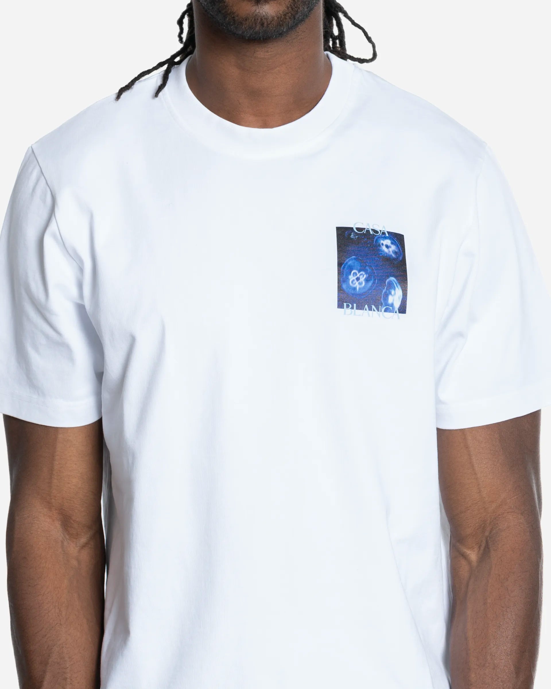 T-Shirt Meduse Sportif Blanc