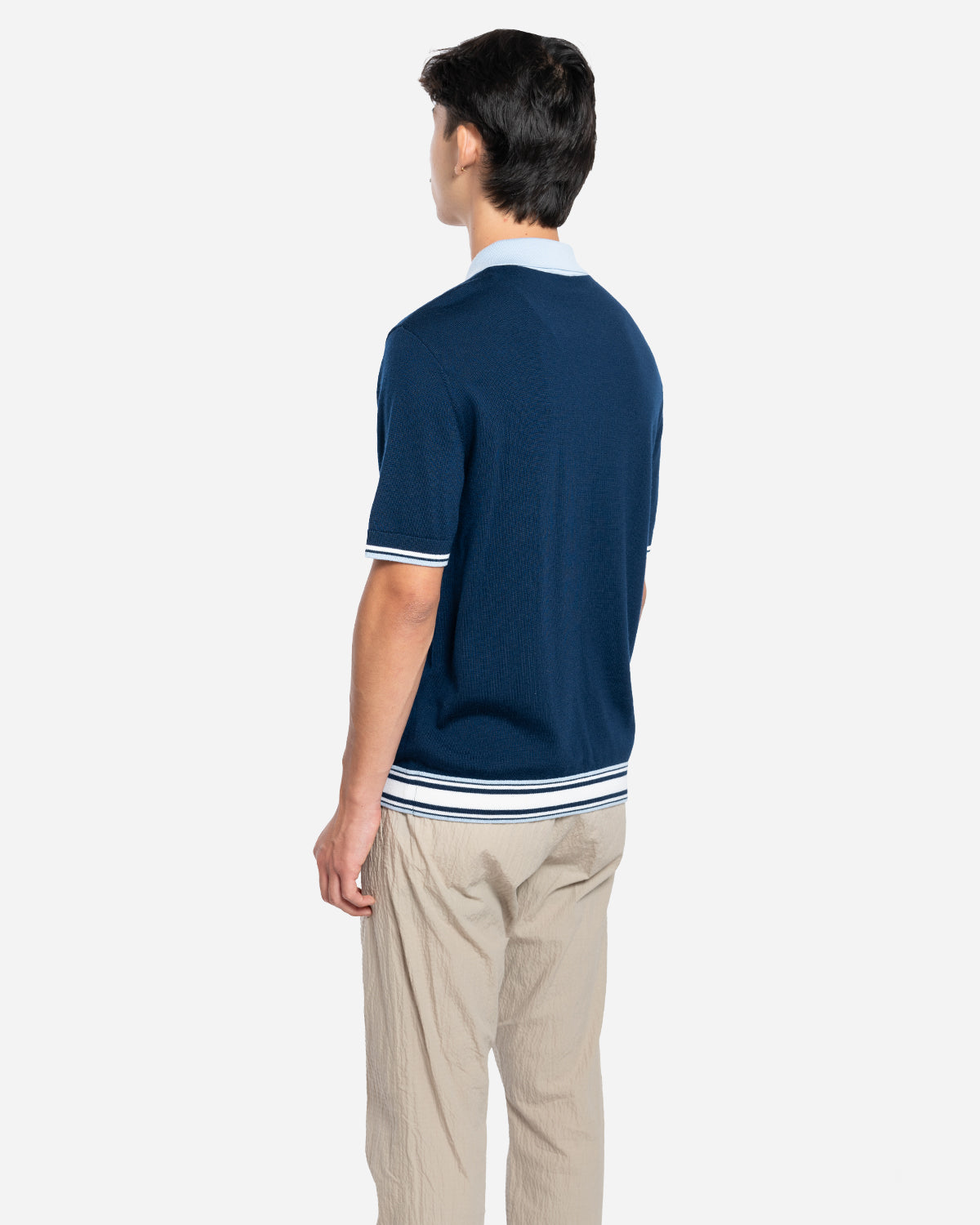 Polo en Maille Mérinos