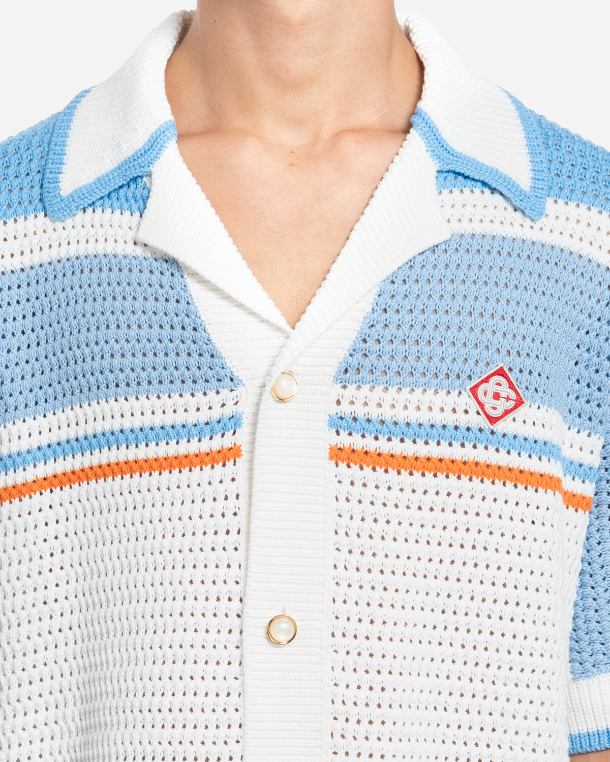 Chemise en Coton Crocheté