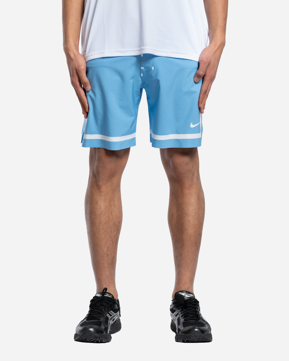 Short de Bain à Détails Contrastés