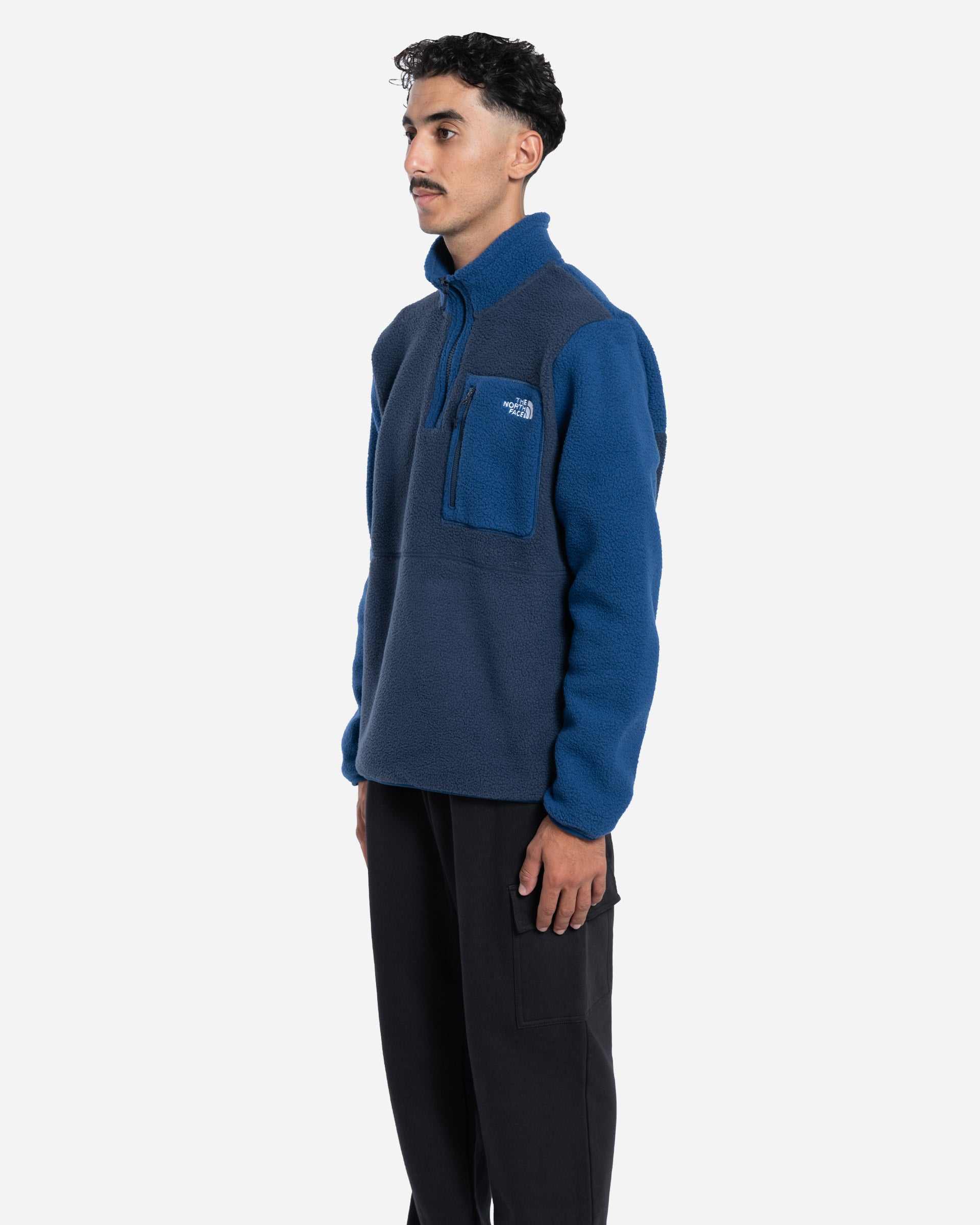 Polaire Zip M Yumiori 1/4 Navy/Estate Blue