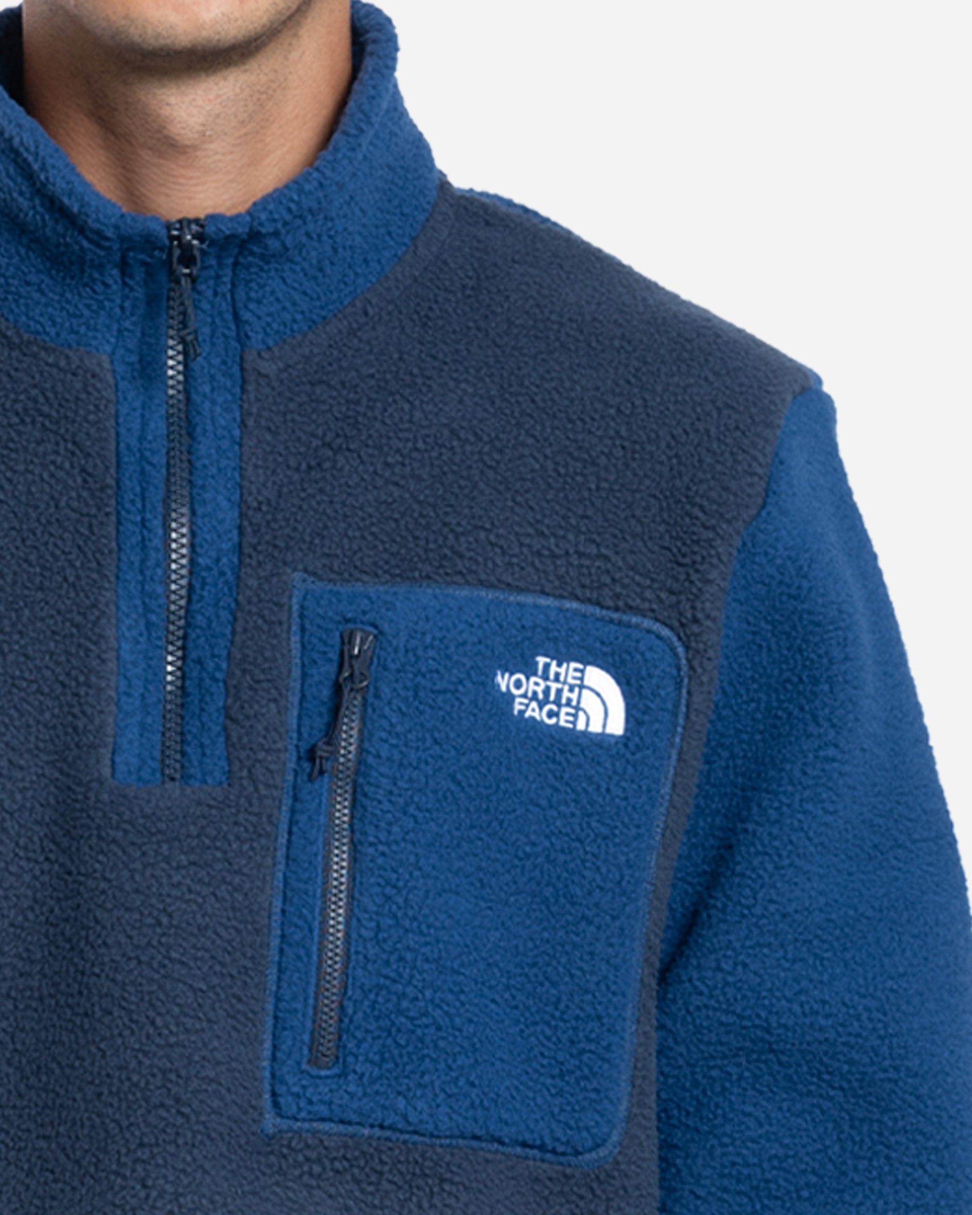 Polaire Zip M Yumiori 1/4 Navy/Estate Blue