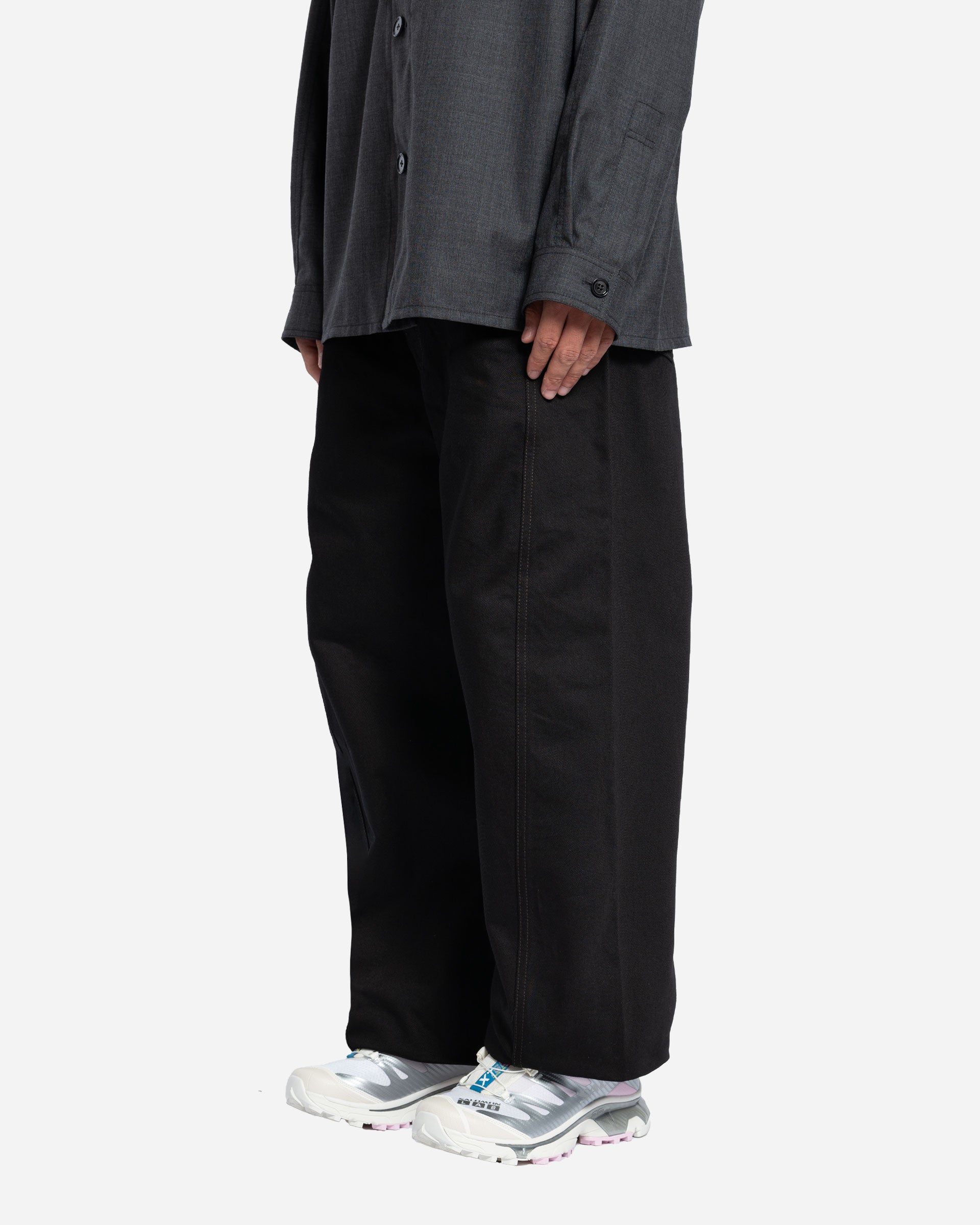 Pantalon Twisted Belted Noir