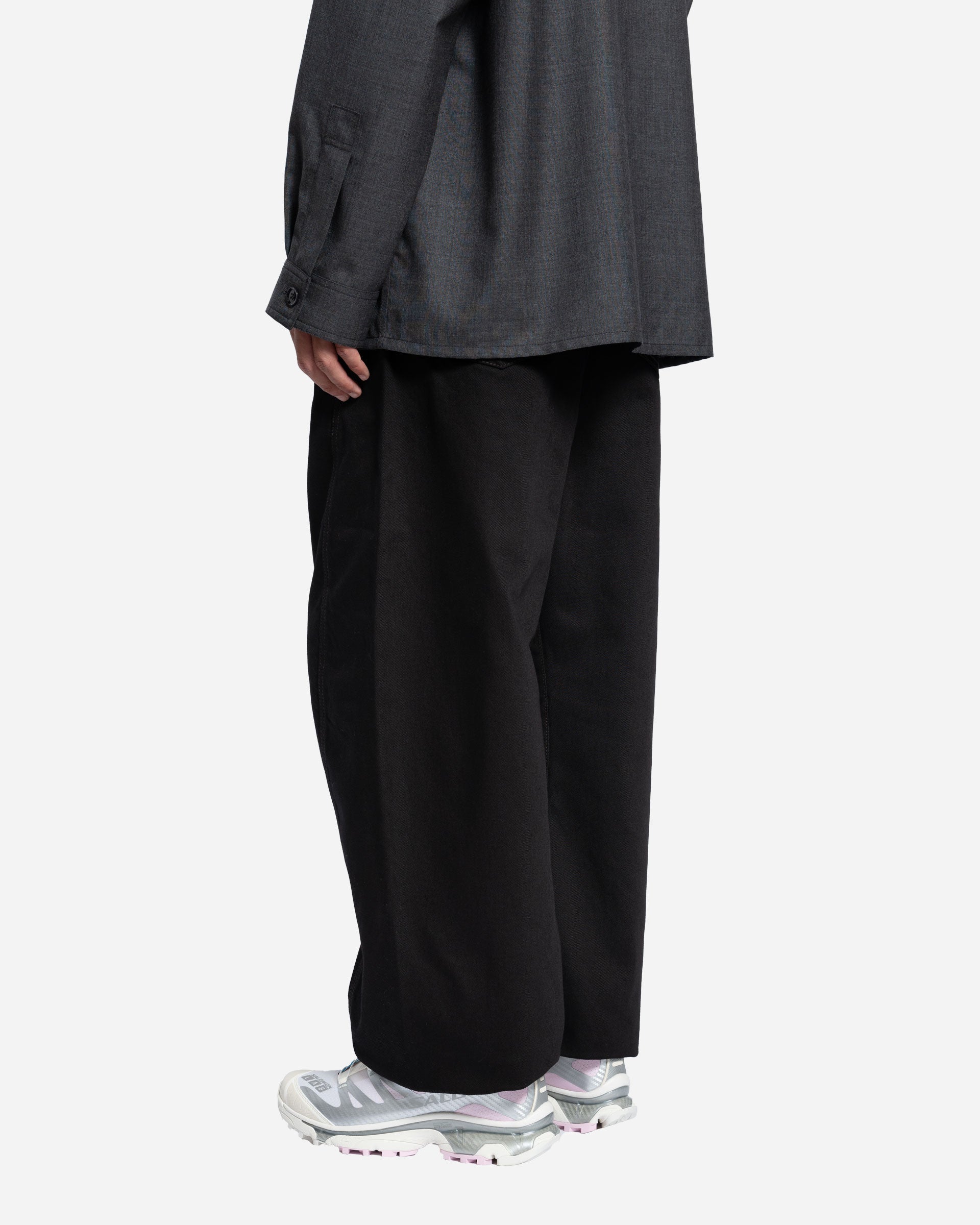Pantalon Twisted Belted Noir