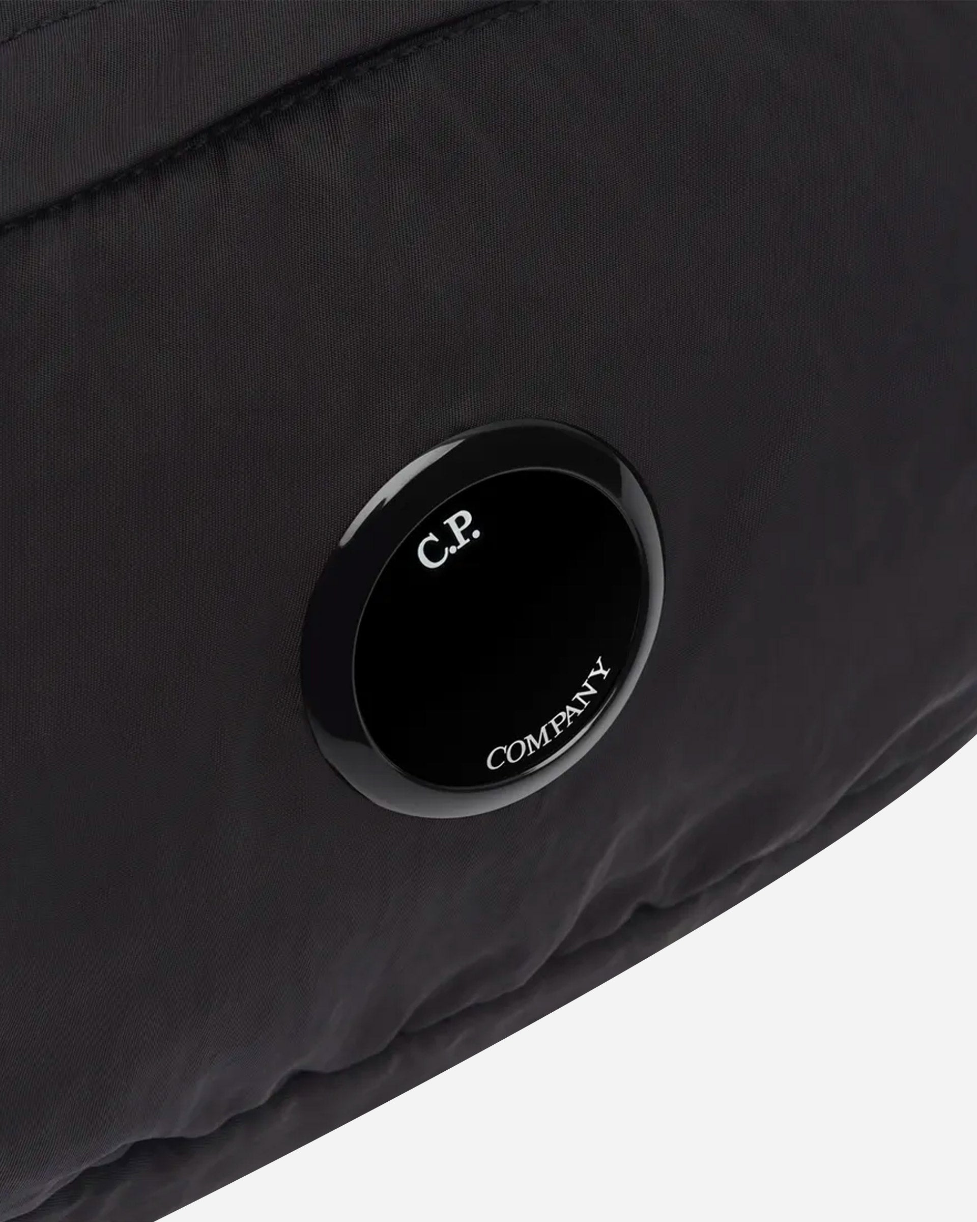 Sac à Bandoulière en Nylon Noir