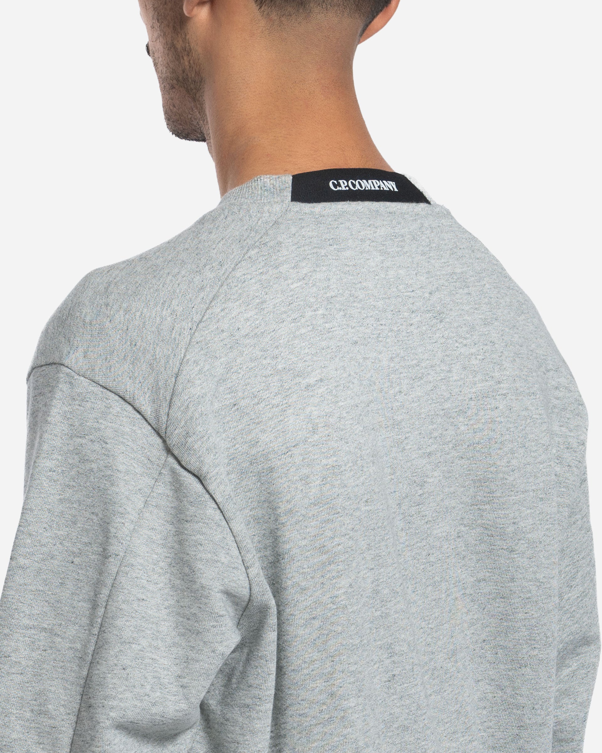 Pull à Col Ras du Cou en Coton Brossé