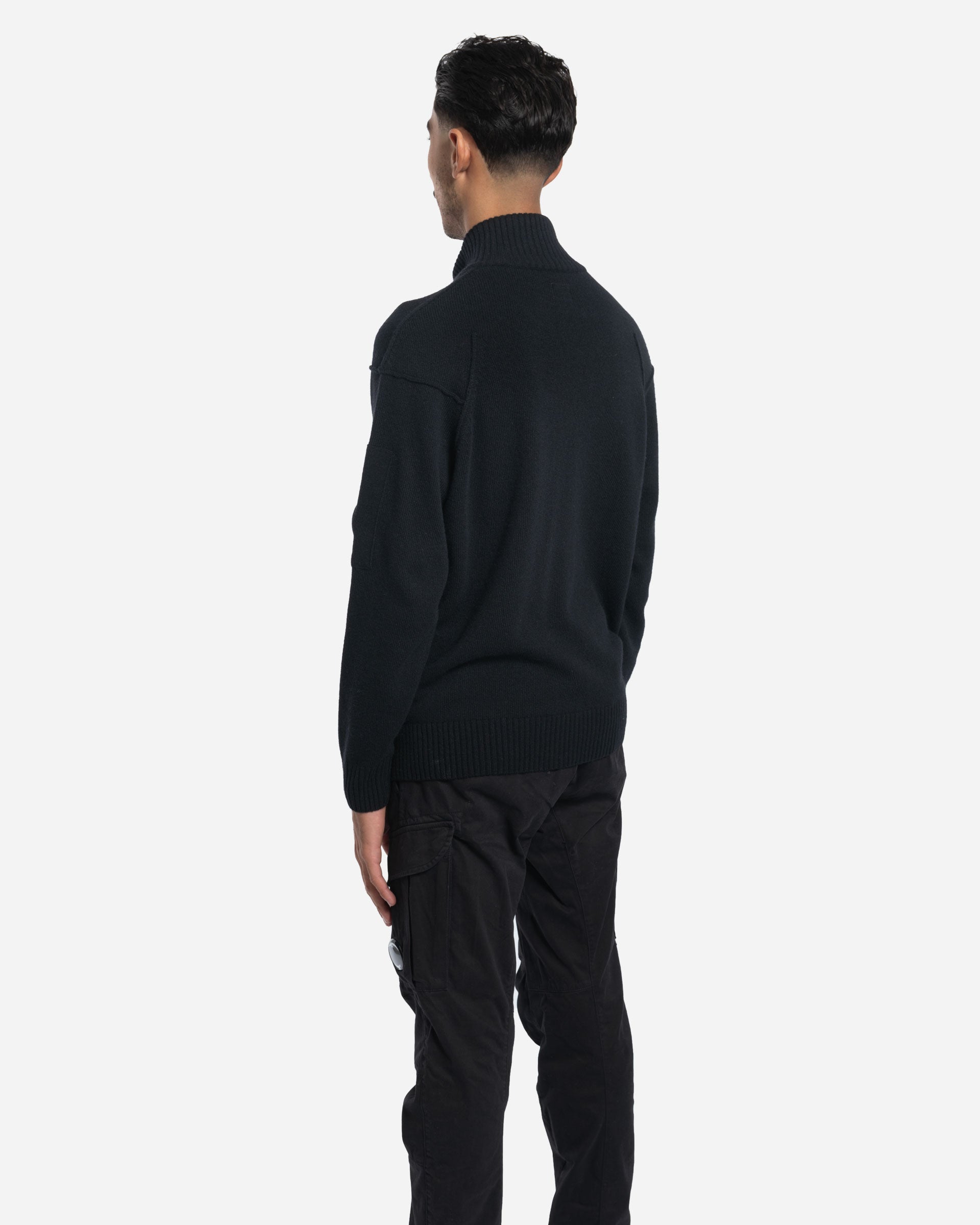 Cardigan Zippé en Laine Lambswool GRS