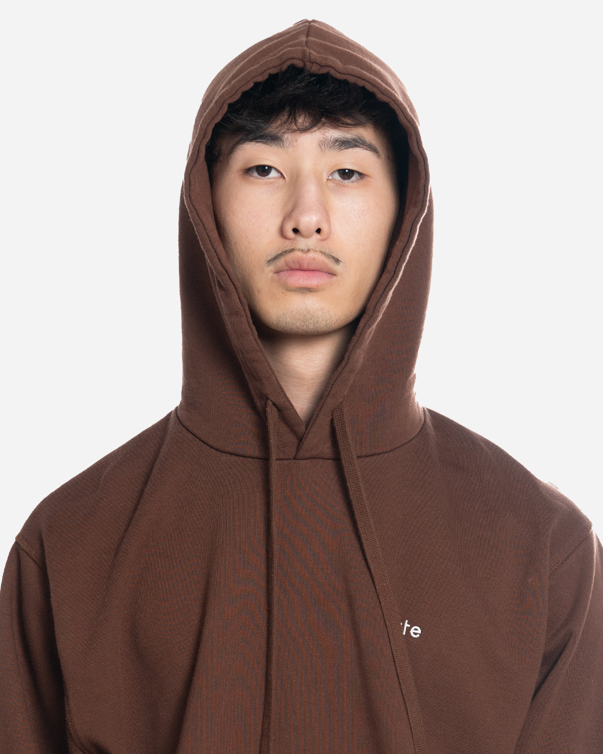 arte marque hoodie multiple flowers capuche brown