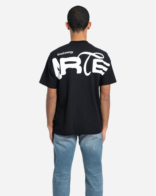 arte marque t-shirt good energy black arte logo