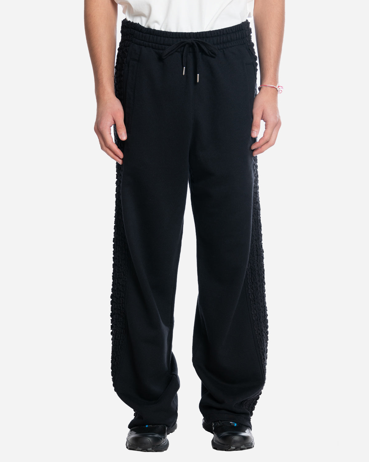 arte marque pantalon de survetement flower trim black