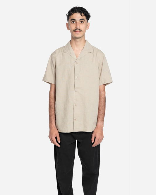 Chemise à Manches Courtes en Lin Timo