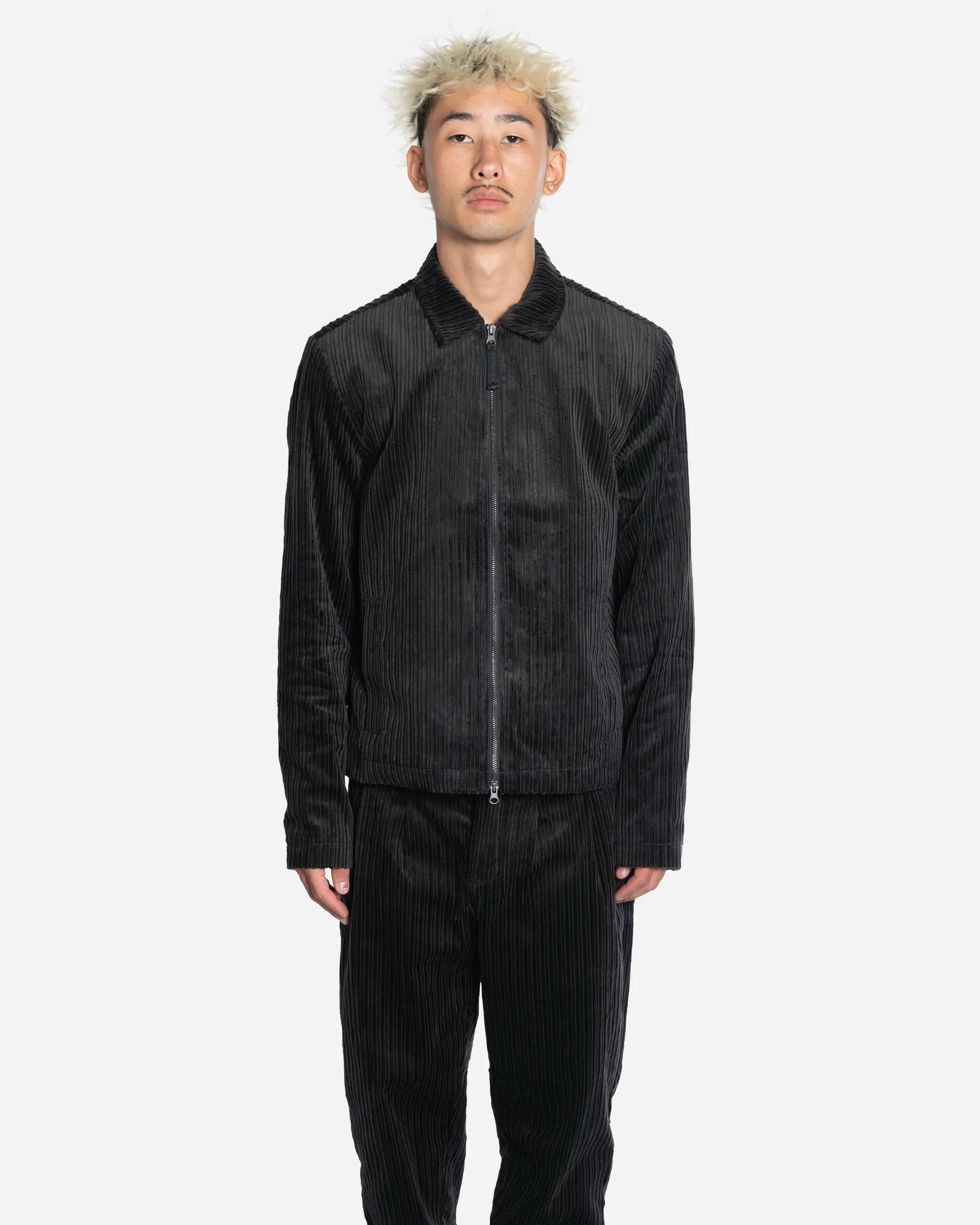 Veste Zippée en Velours Côtelé