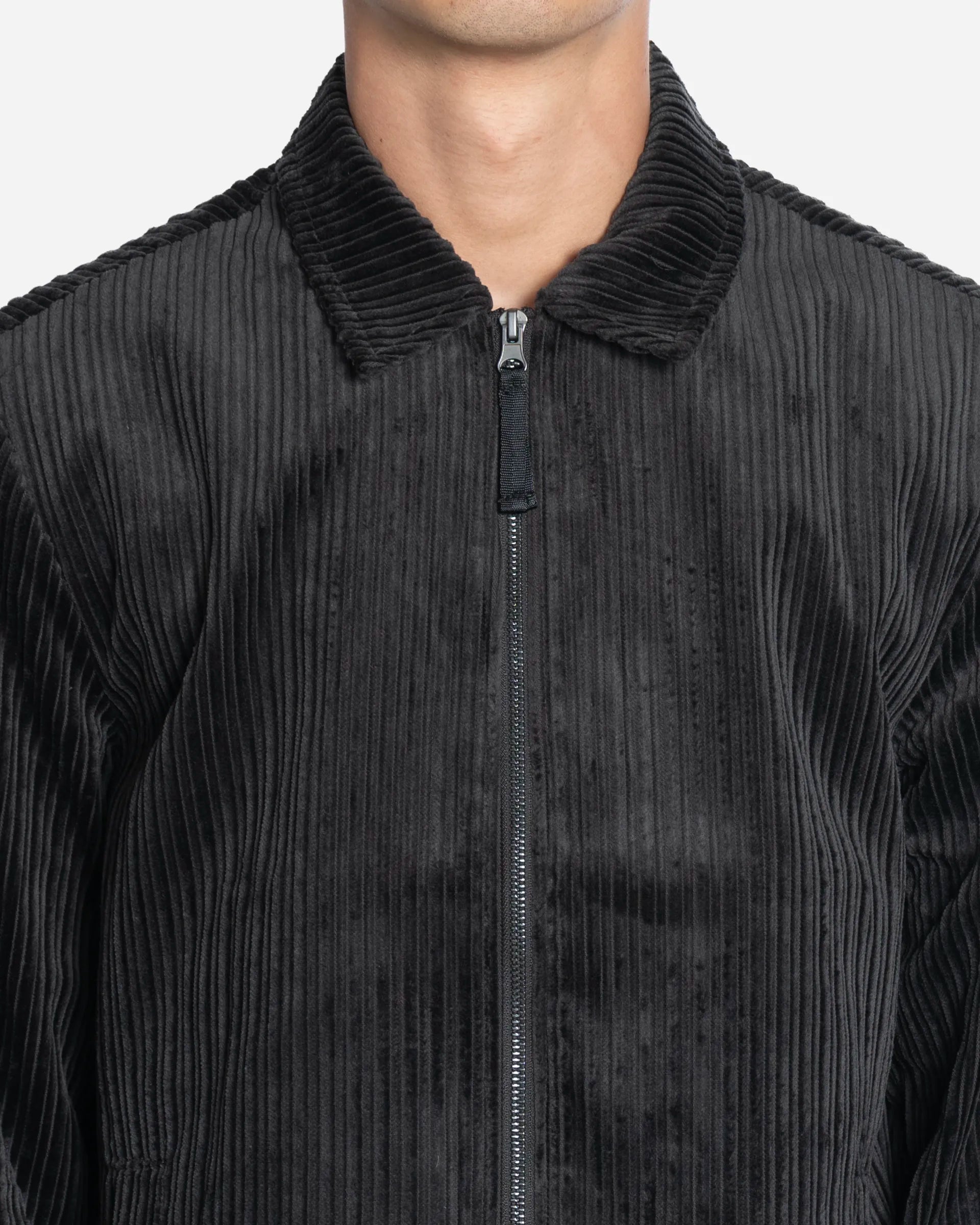 Veste Zippée en Velours Côtelé