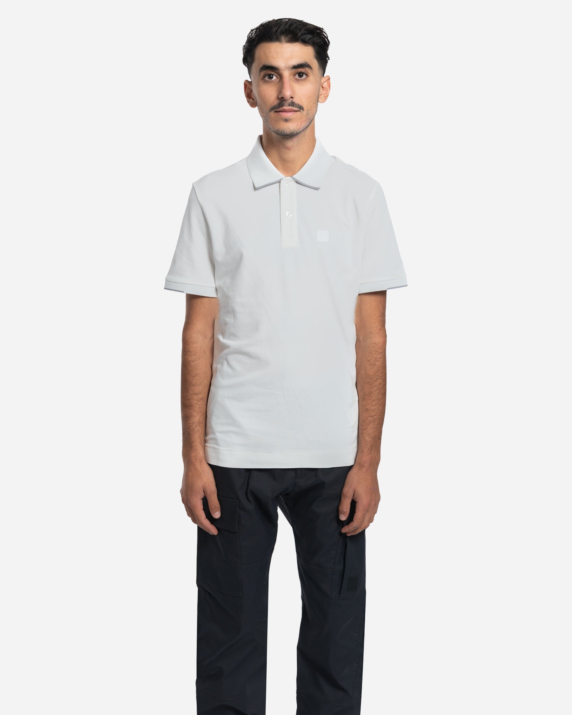 Polo à Manches Courtes en Piquet Stretch