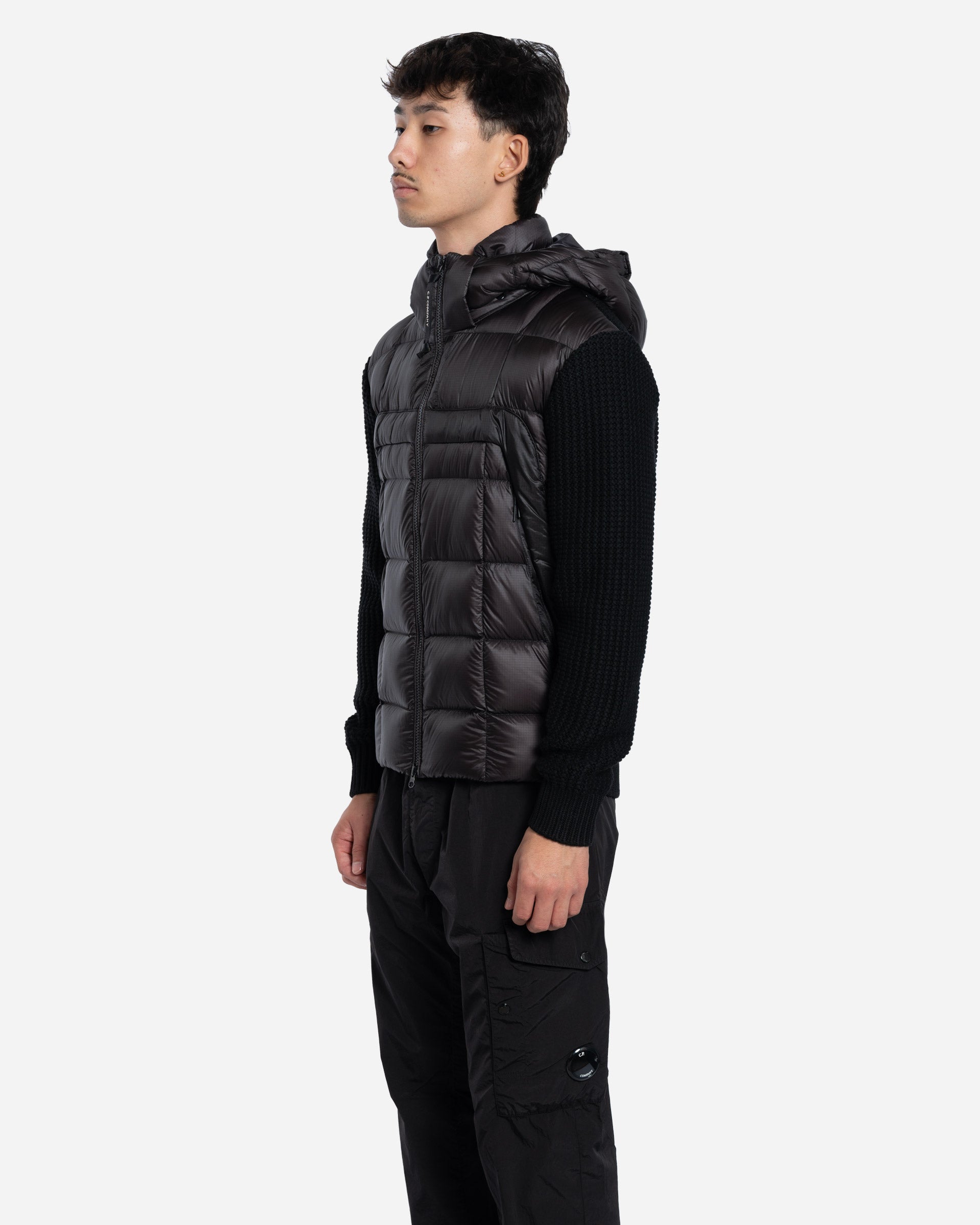 Veste Bi-Matière à Capuche