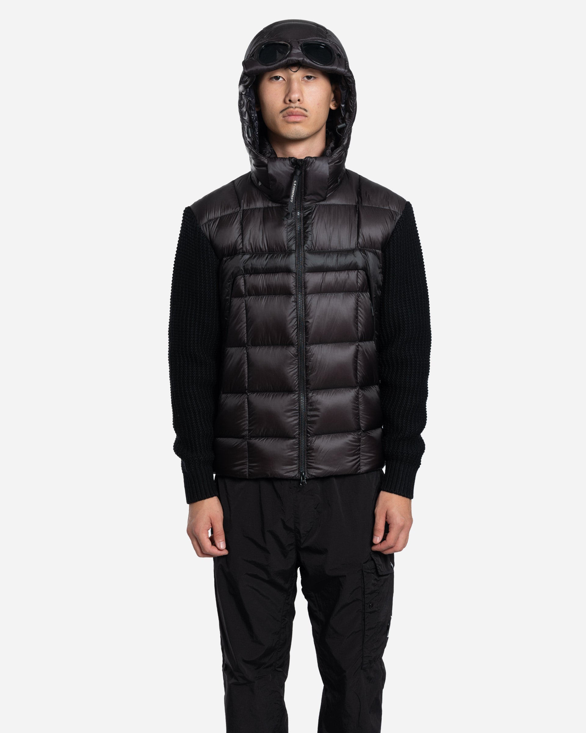 Veste Bi-Matière à Capuche